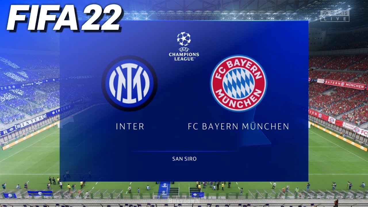 FIFA 22 - Inter Milan vs. FC Bayern M&uuml;nchen | '22/'23 Champions League