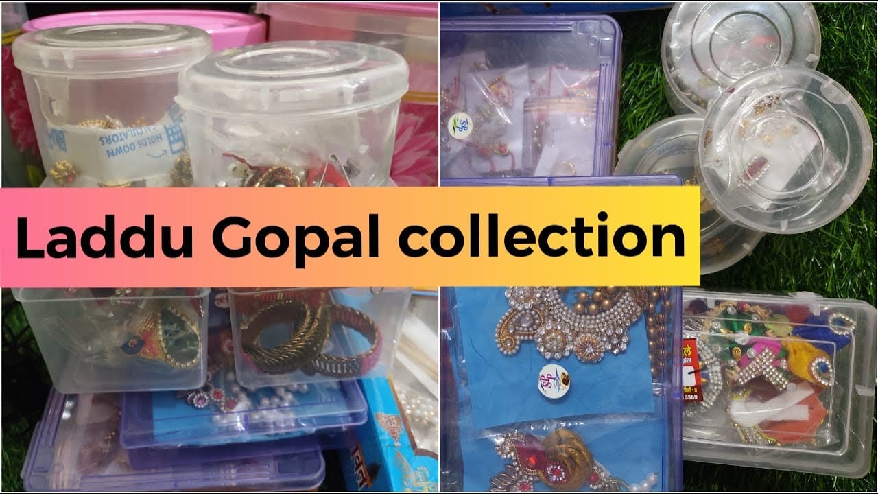 Laddu Gopal Ji Collection, dress jewellery कैसे रखे maintain कर के😍 सुन्दर collection🧿❤️✨✨