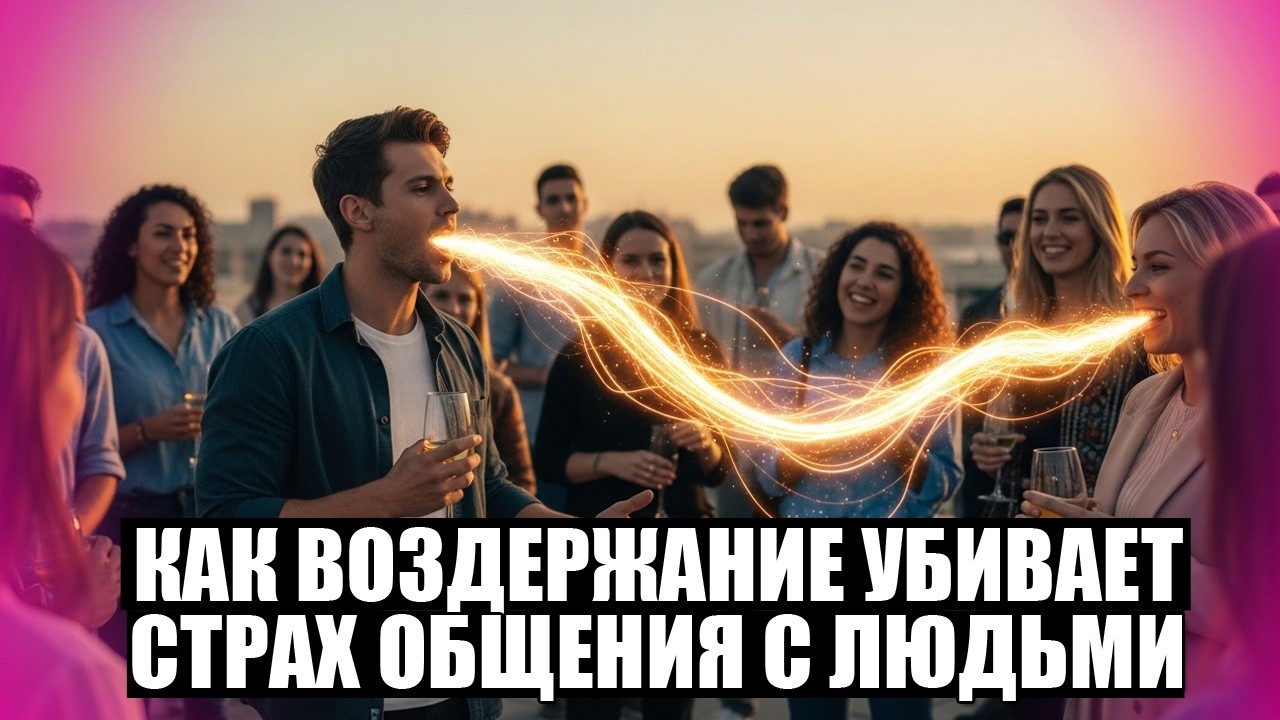 🗣️ РАЗГОВОР ПОЛЬЕТСЯ РЕКОЙ! КАК ВОЗДЕРЖАНИЕ УБИРАЕТ СТРАХ ОБЩЕНИЯ 🚀