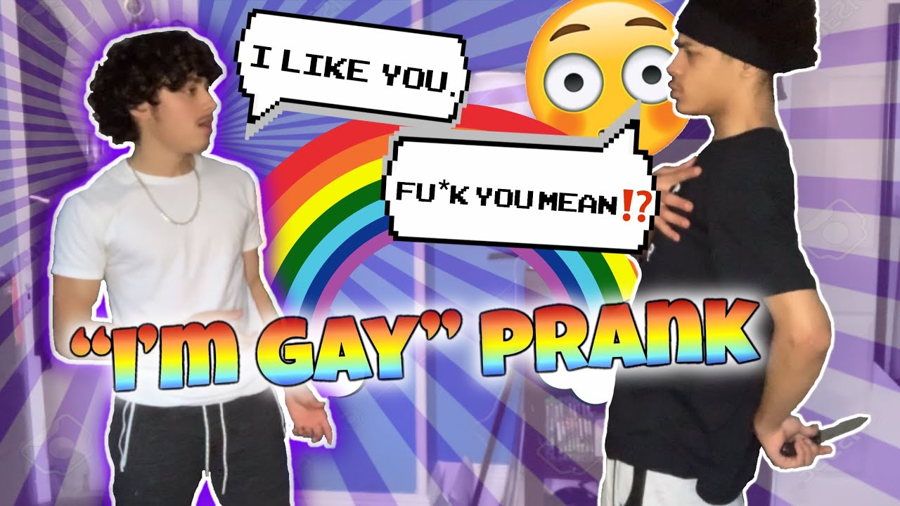 “IM GAY & I LIKE YOU” PRANK ON MY FRIEND🌈