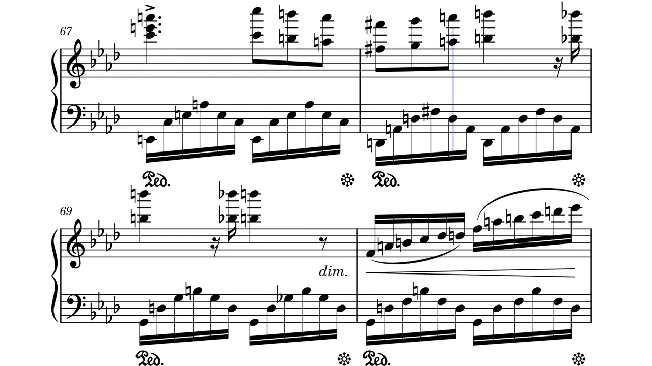 ''Platonischer Liebestraum'' Ballade in A-flat Major (Op. 4 No. 6) by Gianlucca Barreiro