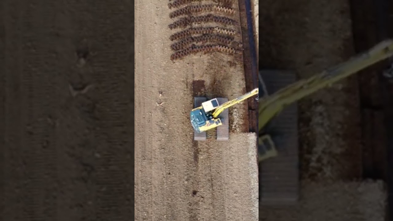 peat excavator #shorts #excavator #peat #bog #peatexcavator #swamp #peatworks