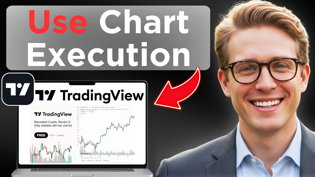 Как использовать функцию отображения исполнения ордеров на экране TradingView! (Простое руководство)