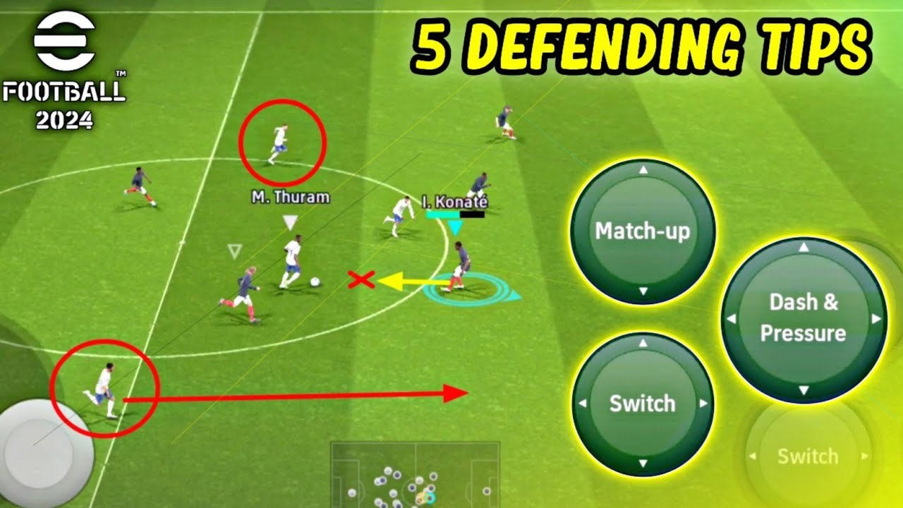 5 Defending Tips & Tricks You Must Know in eFootball 2024 Mobile