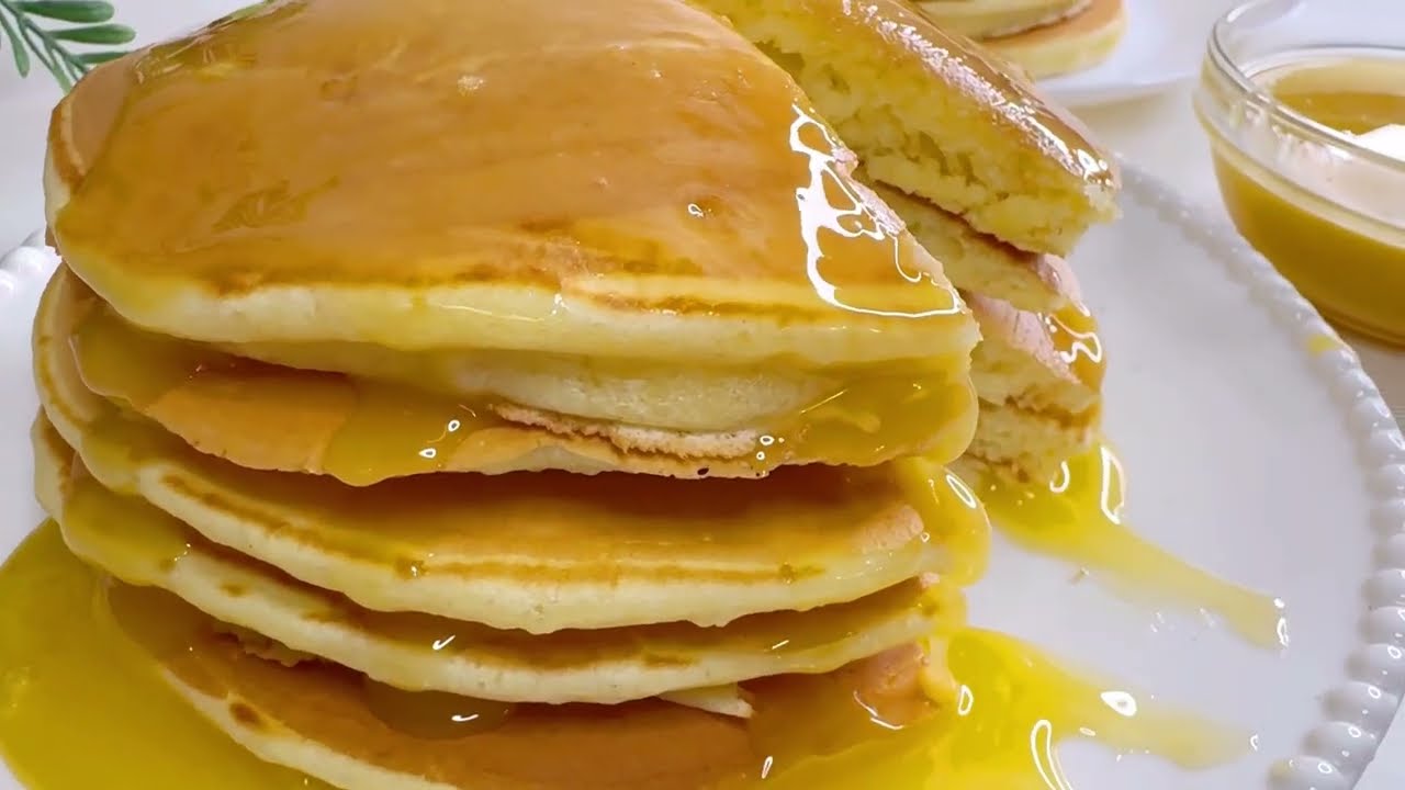 Идеальные ПАНКЕЙКИ на молоке — легко и быстро!🍯