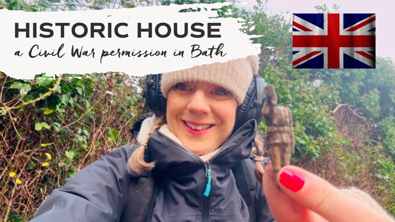 Miss D metal detects a Civil War house and hospital in BATH UK 🇬🇧