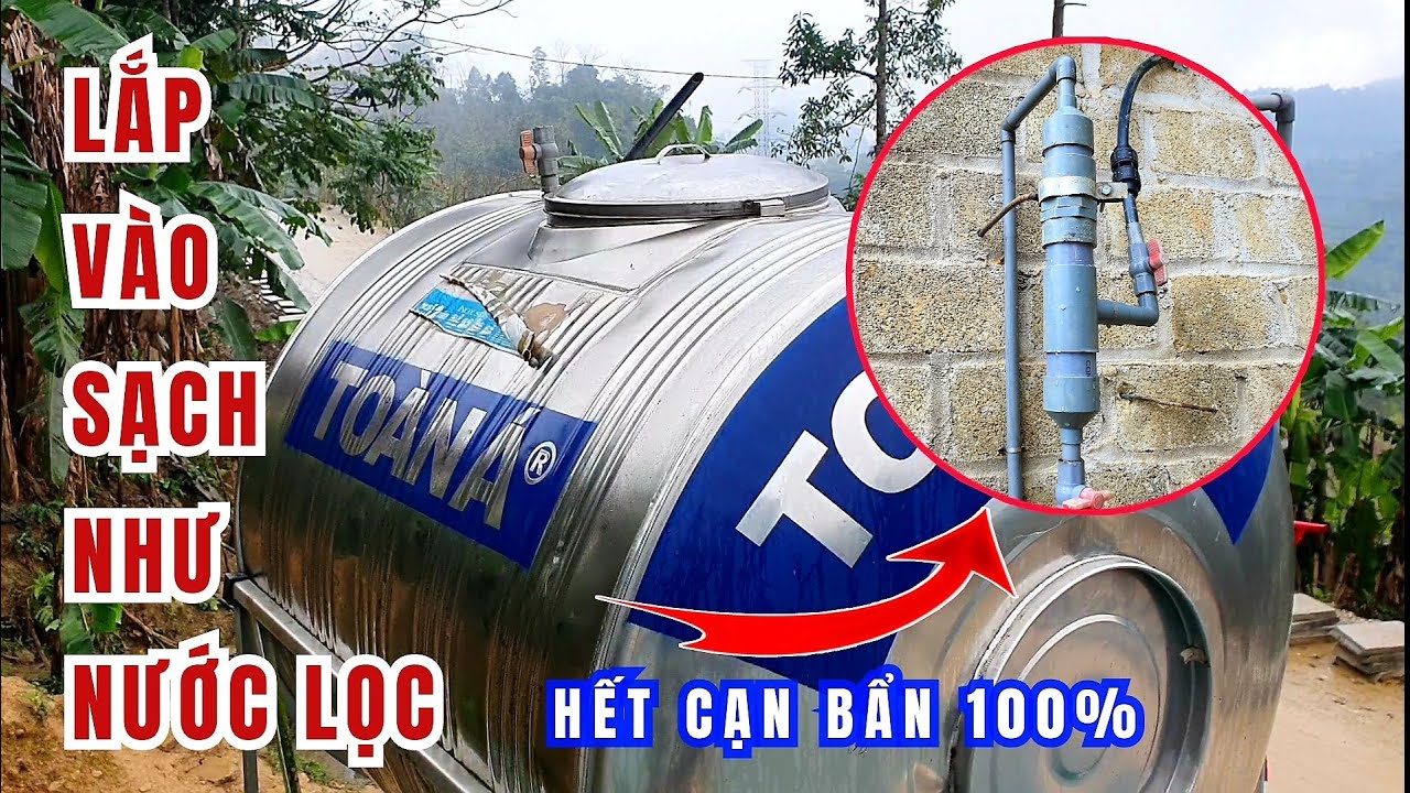 Lắp thêm cái này nước sạch như nước lọc cách lọc sạch cạn bẩn nước sinh hoạt #46 | Mẹo Vặt TV