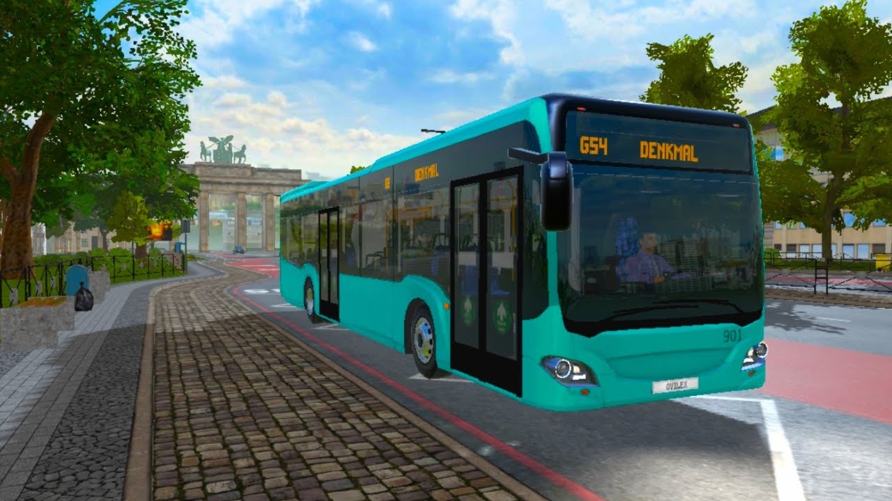 🚌Bus Simulator EVO - Berlin. Route #1. Open world bus driving.