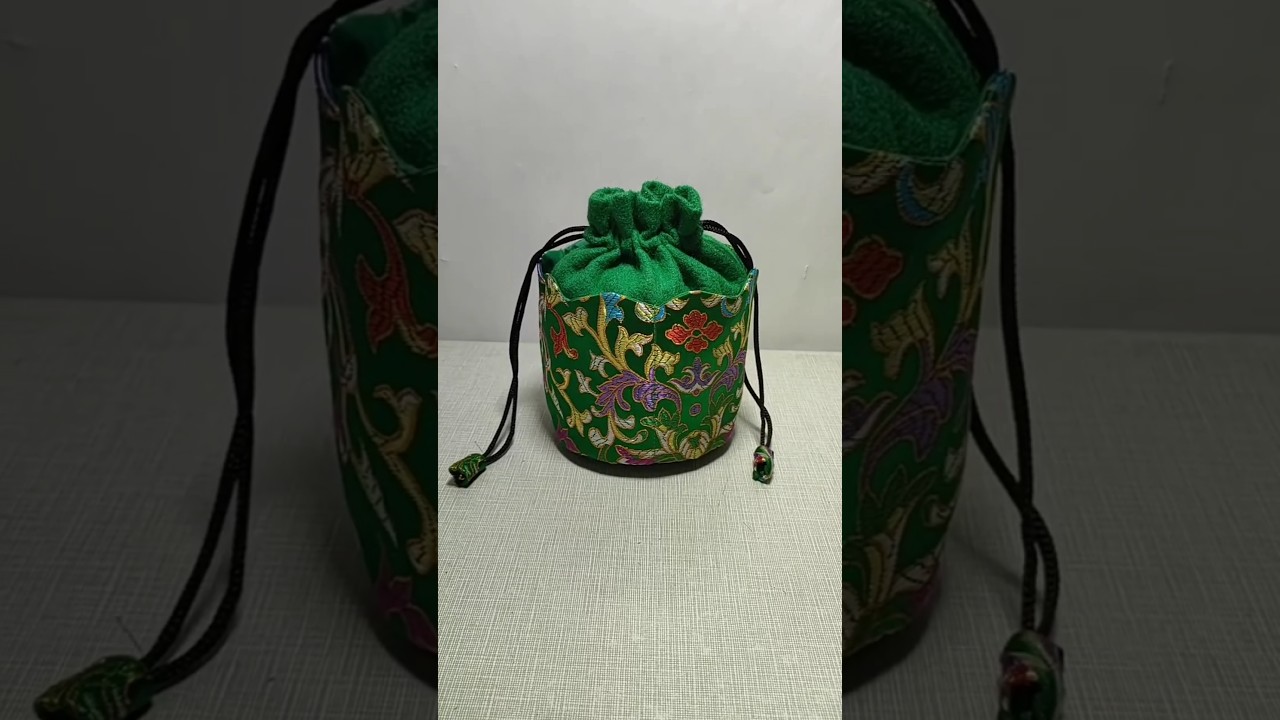 beautiful potli bag making by fabric #shoppingbag #fashion #bagcrafting #diy #easybag #bagmaking