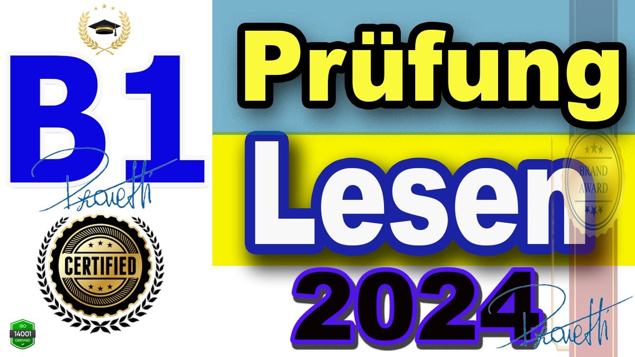 B1 Prüfung - Lesen Übungssatz-G.A.S.T DTZ 2024 TEST #deutschlernen #deutschland#learngerman