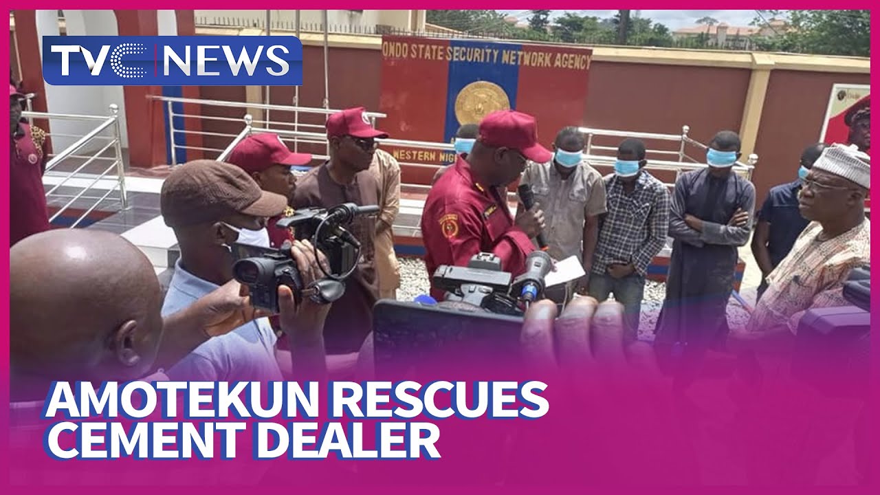 Ondo Amotekun Rescues Cement Dealer, Parades Six Suspects