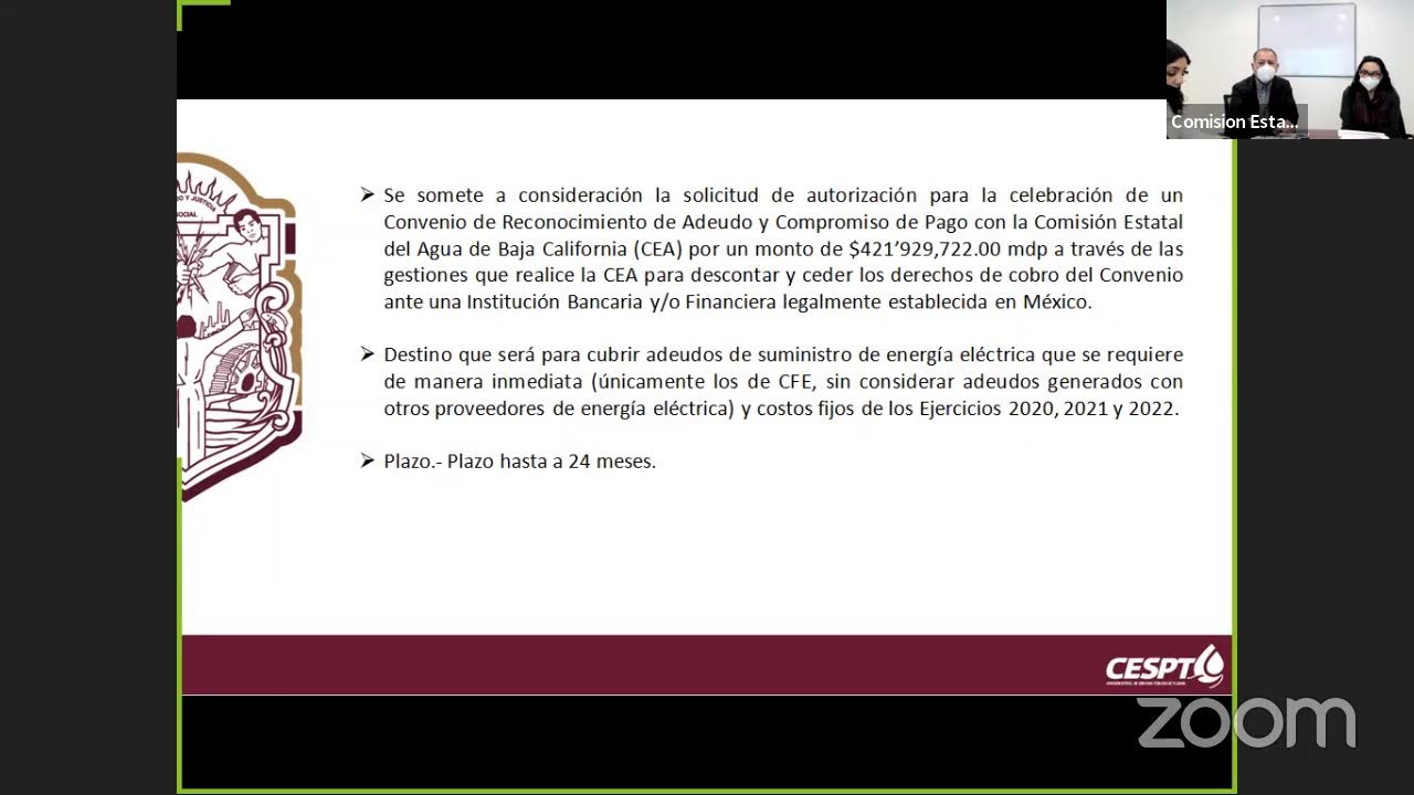 SEGUNDA SESION EXTRORDINARIA DE CONSEJO DE ADMINISTRACION CESPT