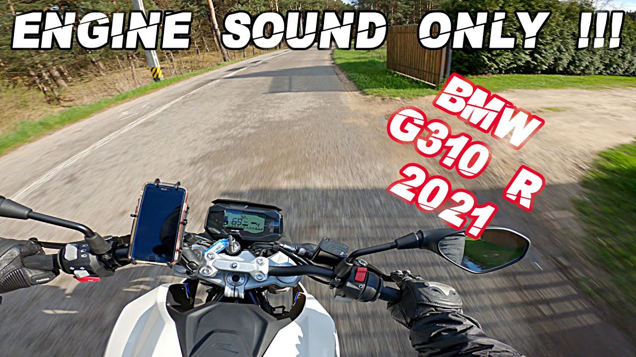 BMW G 310R 2021 [RAW ONBOARD] stock exhaust #euro5