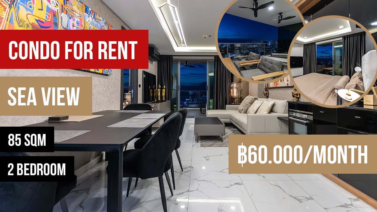 📢 Exclusive 2 Bedroom Condo For Rent - Arcadia Millennium Tower | 85 sqm | 31th floor | Pattaya