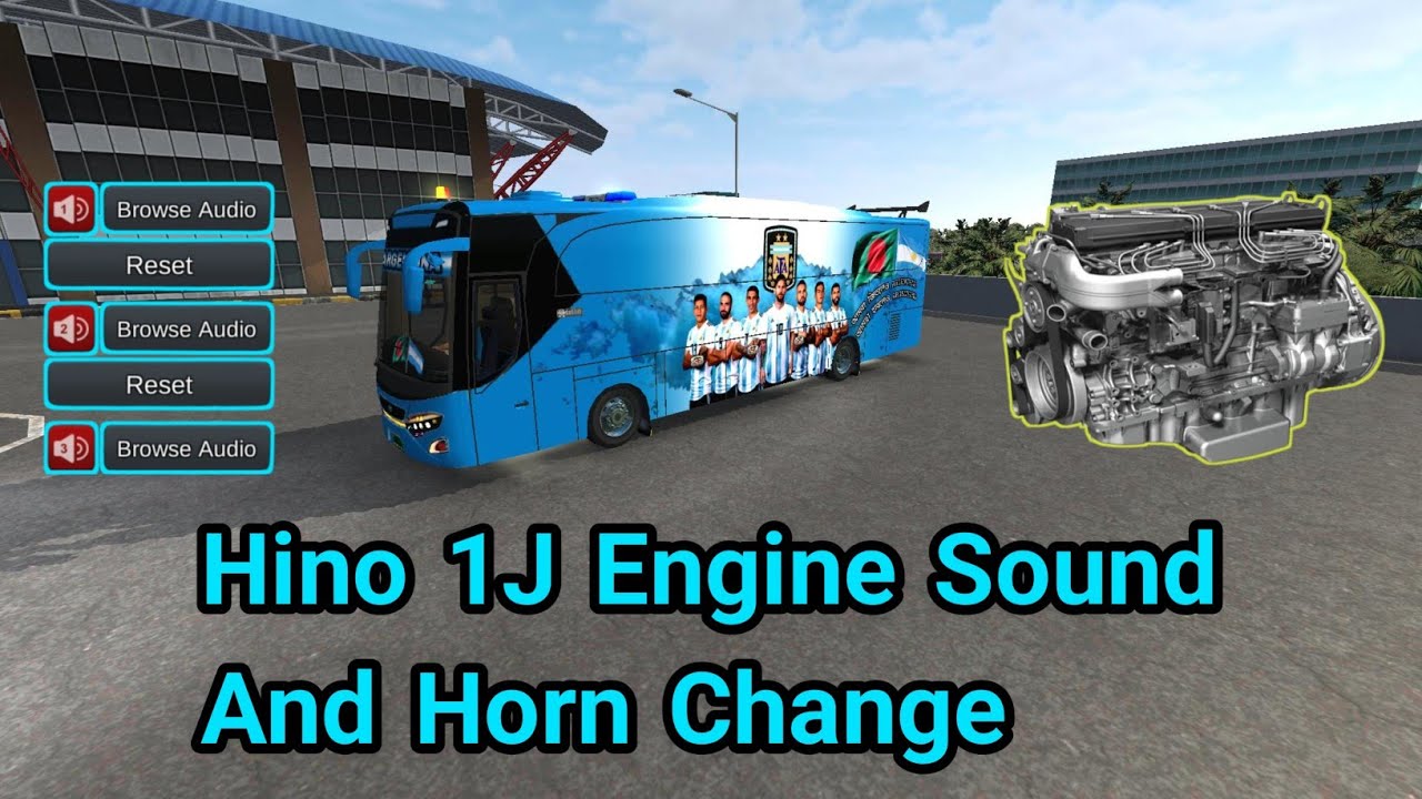 How To.Hino.1J Engine Sound.And Horn Change All Setup Bussid.V3.7.1.