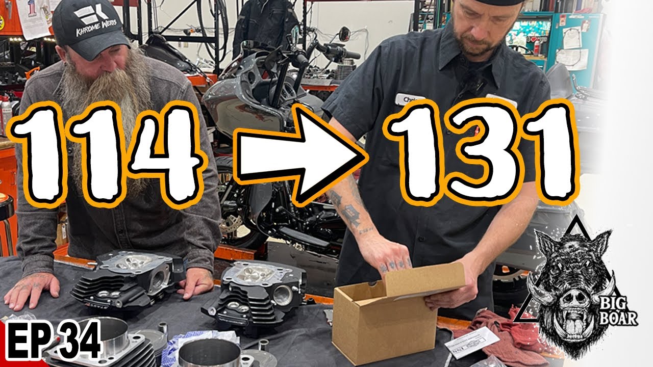 EP34 114 vs 131 Big Bore Kit Harley-Davidson Road Glide Limited | NEW HD Oil Pump upgrade comparison