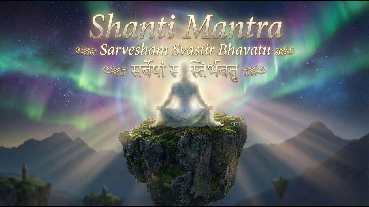 Ancient Shanti Mantra | Sarvesham Svastir Bhavatu | 3 Healing Music Styles and Sounds | Peace & Calm