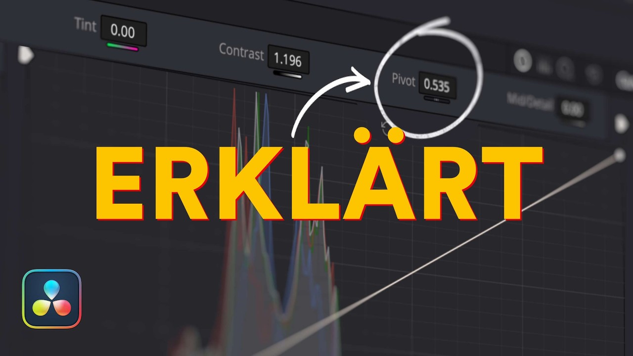 Kontrast, Pivot & Curves in DaVinci Resolve