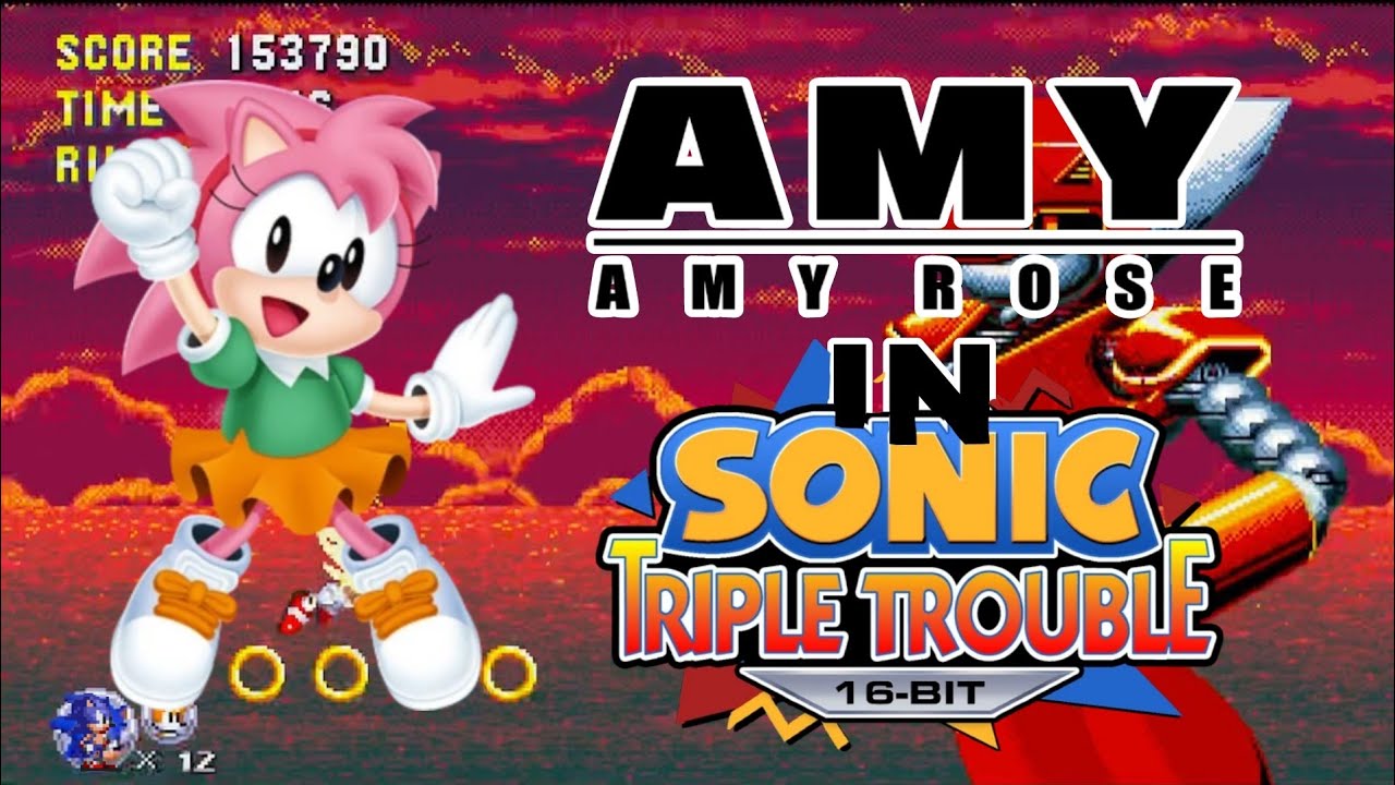 Amy In Sonic Triple Trouble 16-bit