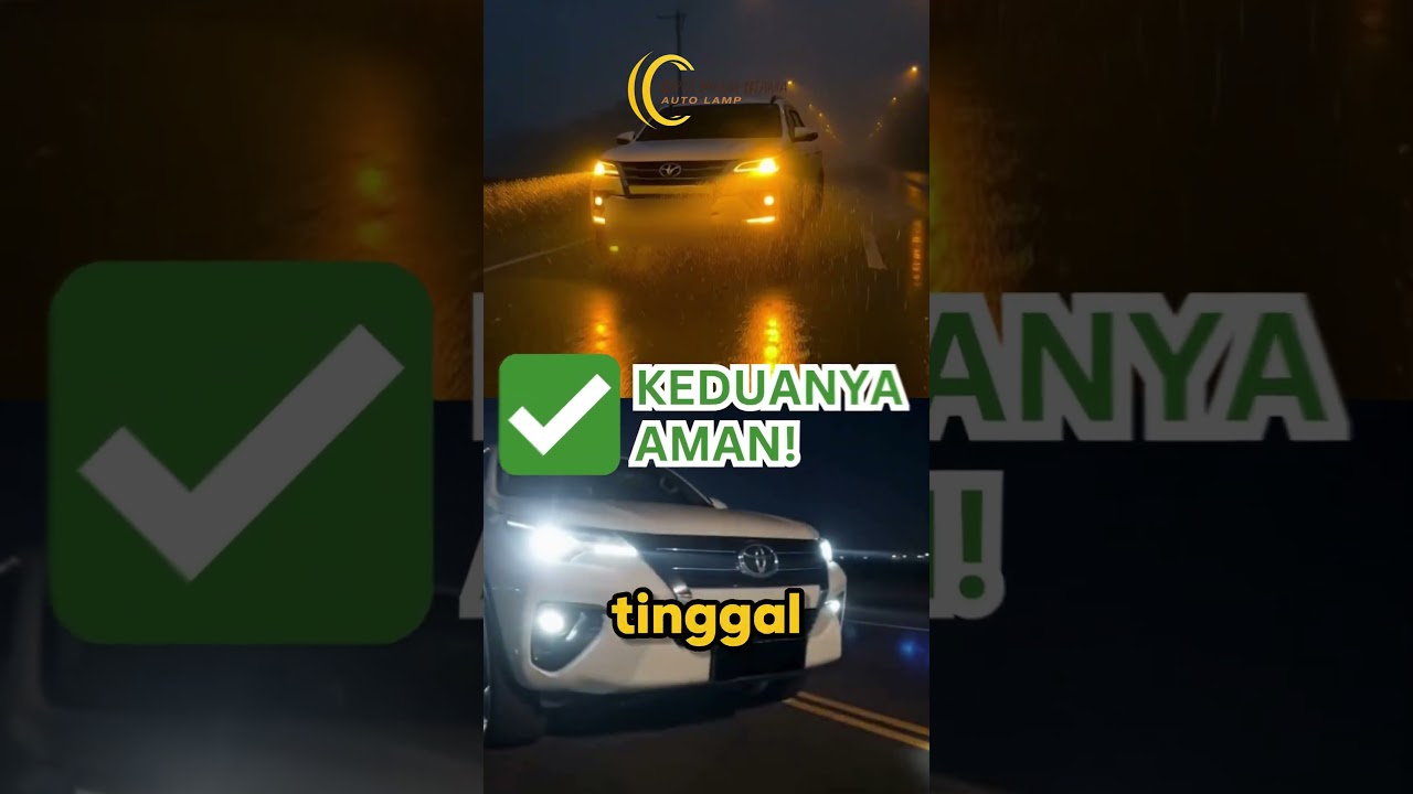 Kenapa Lampu mobil ada yang kuning dan putih?