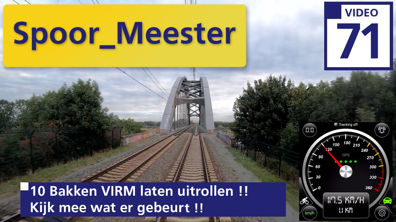 (4K) Cabview NS Trein | 10 bakken VIRM uit laten rollen! Kijk mee wat er gebeurt ! (71)
