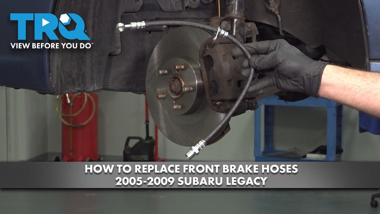 How to Replace Front Brake Hoses 2005-2009 Subaru Legacy
