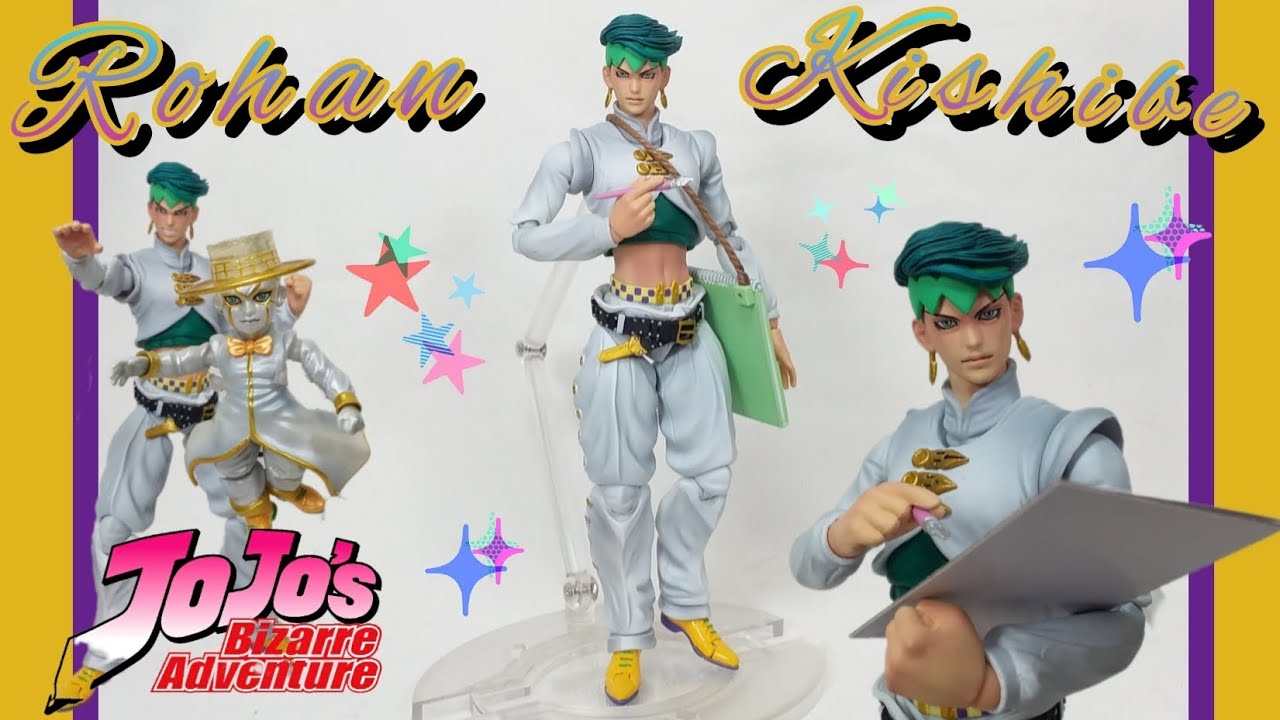 Medicos Super Action Statue Rohan Kishibe Unboxing And Review! Jojos Bizarre Adventure
