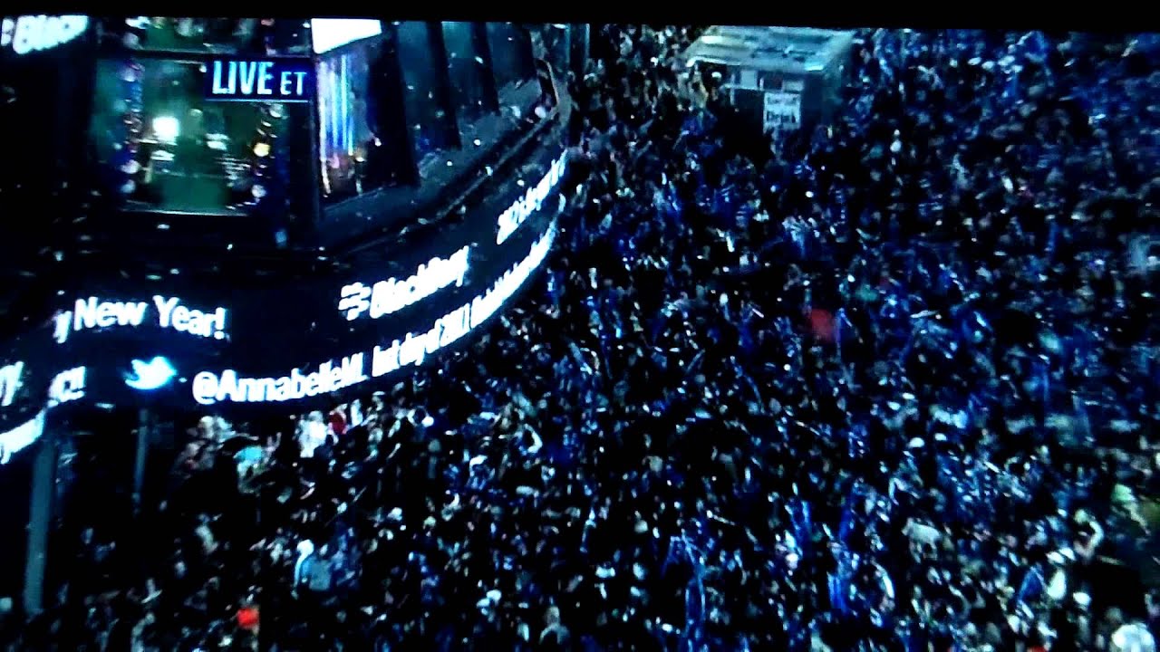 Times Square New Years Ball Drop, 2012 (1080p HD)
