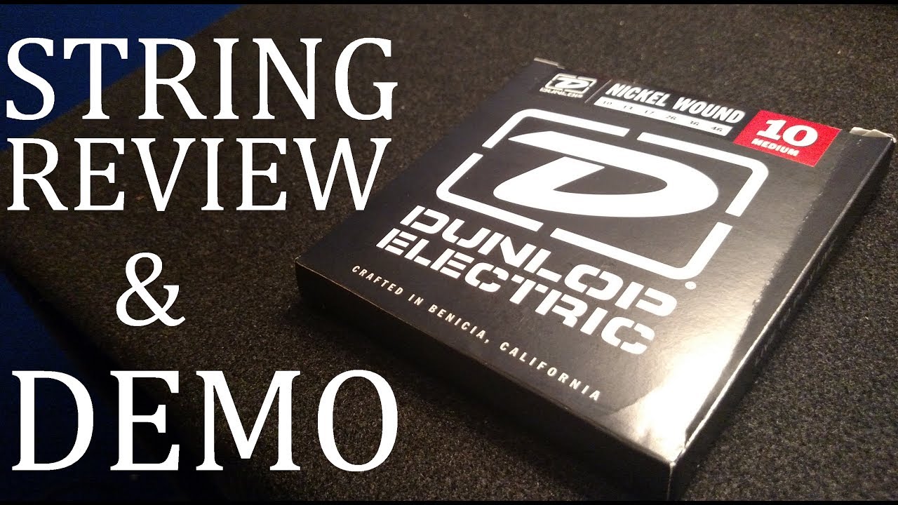 Dunlop Electric Guitar Strings (10-46) Review & Demo