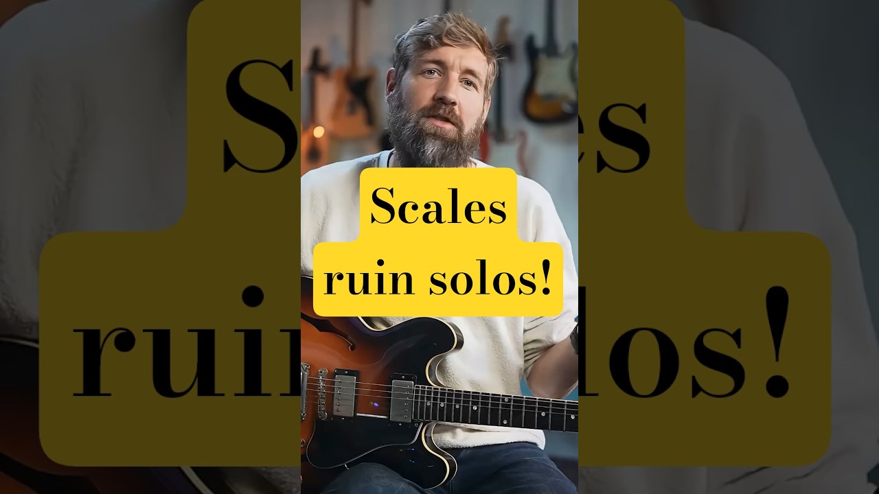 Scales ruining your solos #guitar #guitarist #guitartutorial