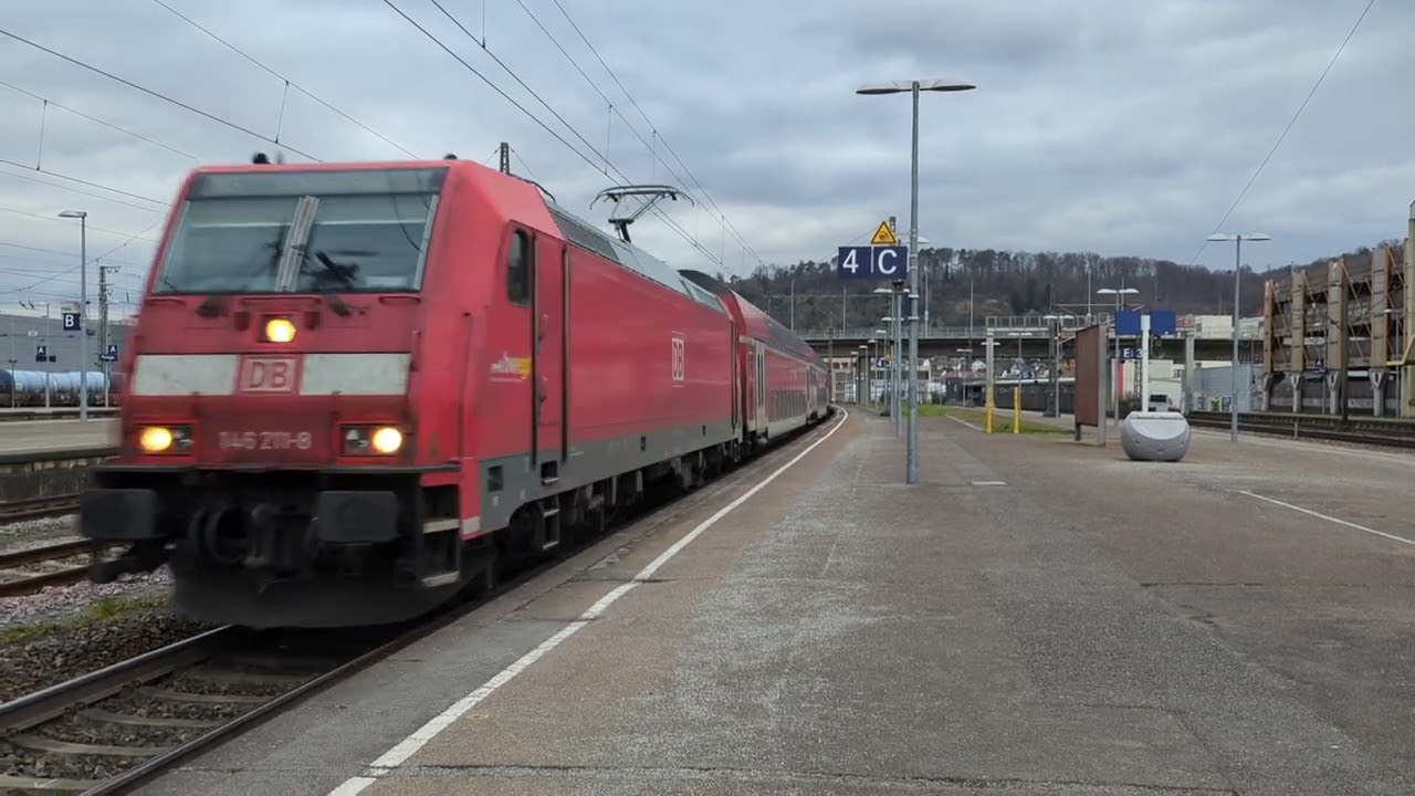RE 5 nach Friedrichshafen Stadt in Plochingen
