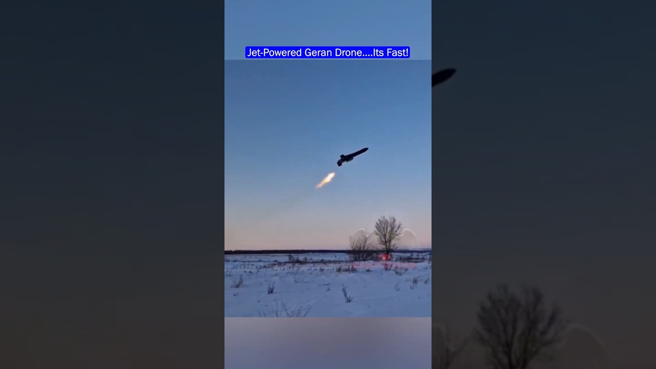 Meet the Jet-Powered Geran: Too Fast for Small Arms!