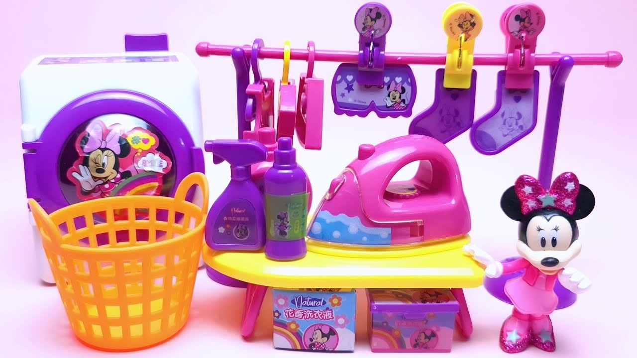 Disney Minnie Mouse Laundry Set Satisfying with Unboxing Compilation Toys ASMR