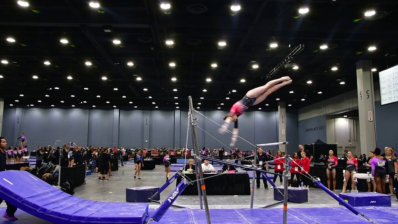Stephanie Berger - Uneven Bars - 2018 Women's Junior Olympic National Championships