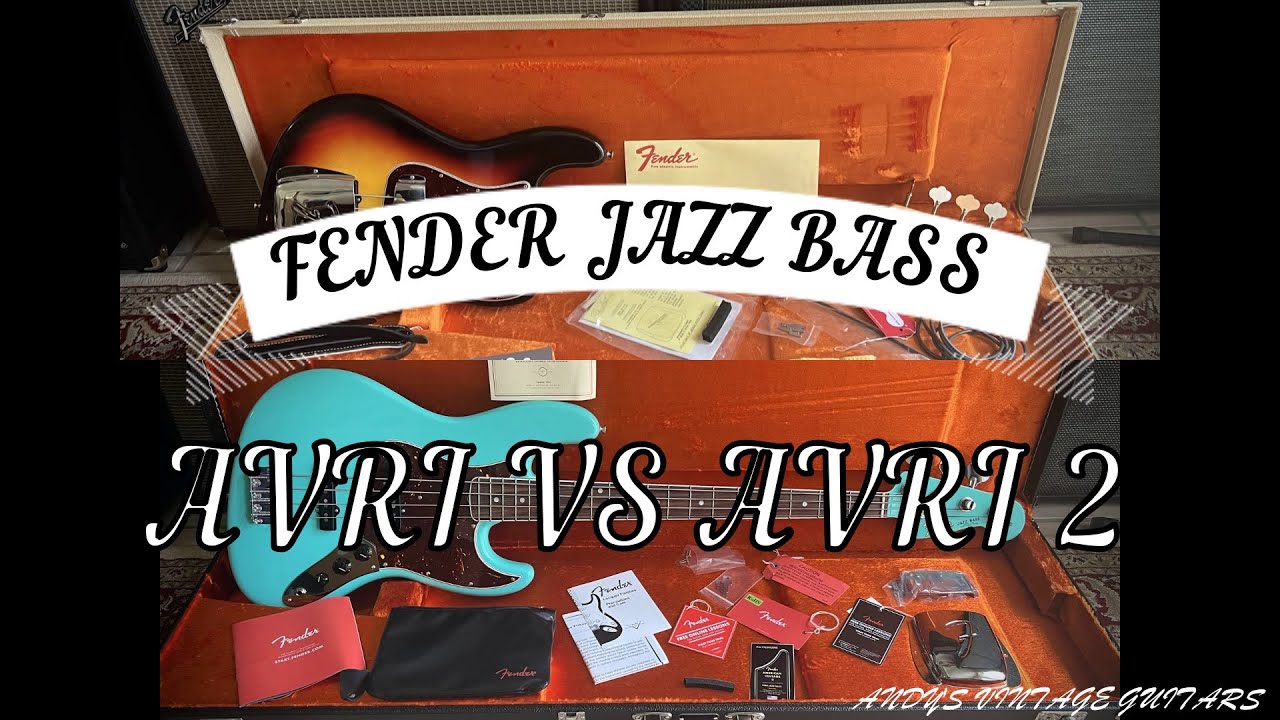 FENDER AVRI VS AVRI SERIES II COMPARISON VIDEO - Andy's Vintage Guitars