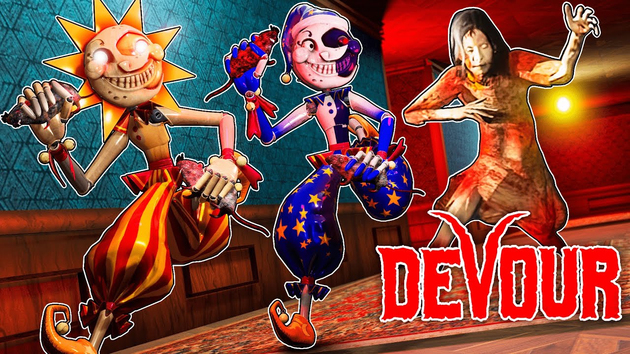 Sun and Moon Play The SCARIEST GAME - DEVOUR