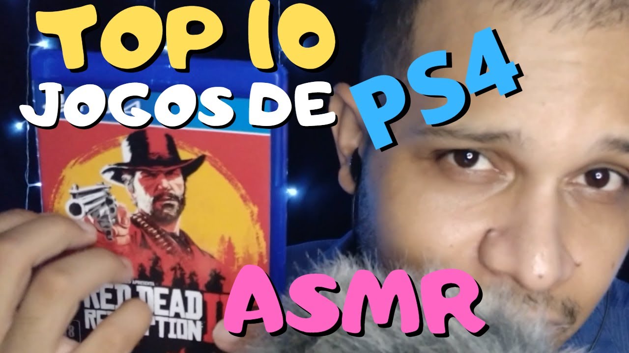 ASMR PS4 Coleção de Jogos - Top 10 dos meus games de PS4