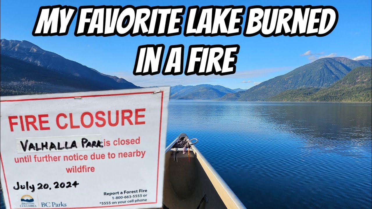Canoeing My Favorite Lake After A Wildfire