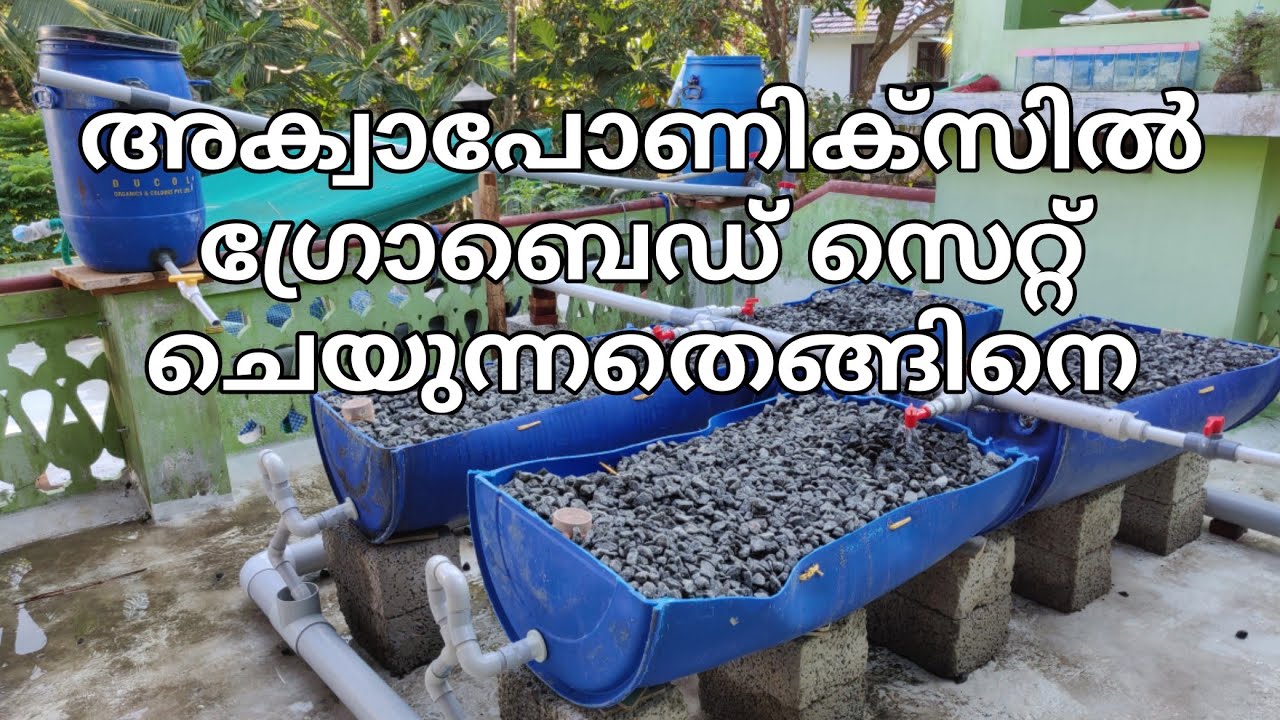 അക്വാപോണിക്‌സിൽ ഗ്രോബെഡ്‌ സെറ്റ് ചെയുന്നതെങ്ങിനെ | add grow beds in aquaponics | aquaponics in keral