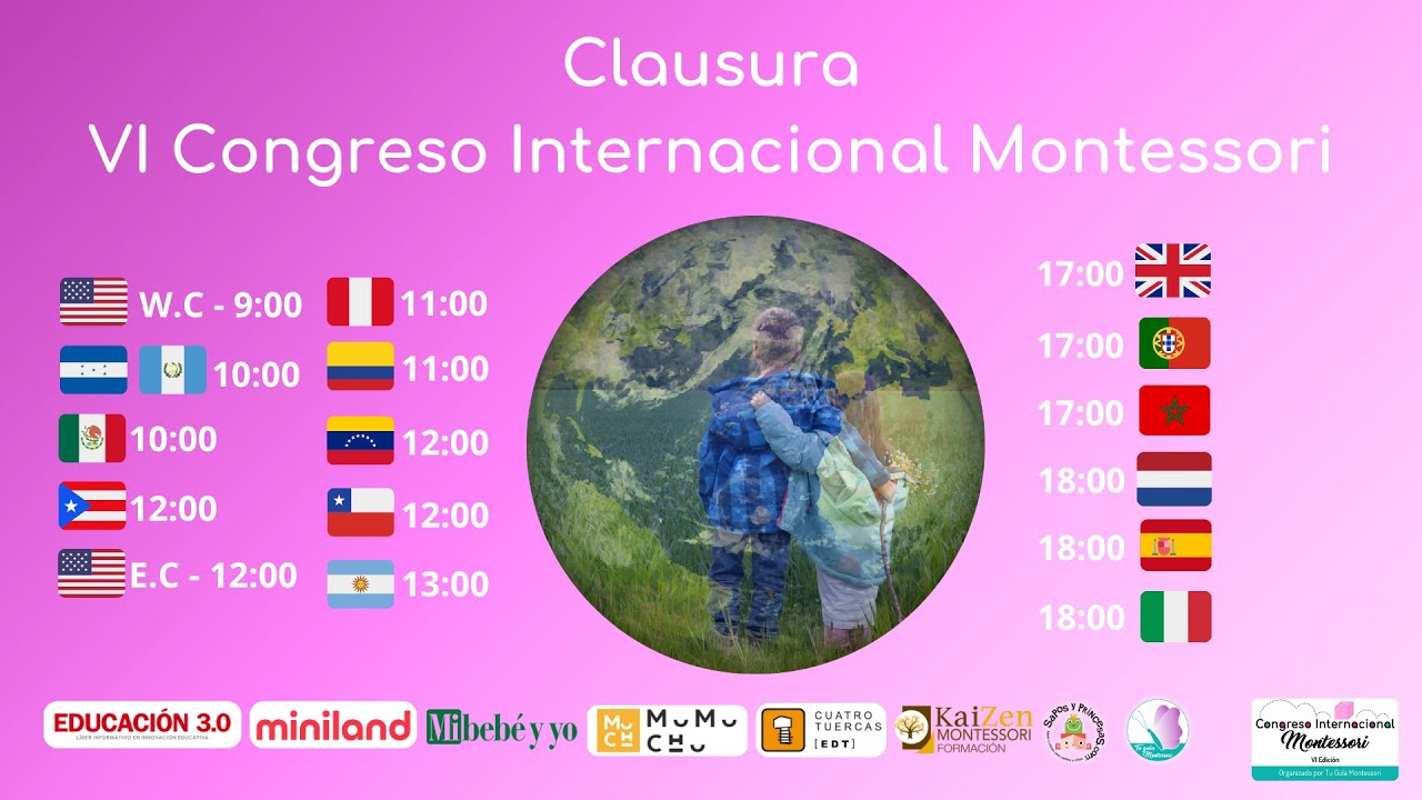 Congreso Internacional Montessori: gran evento de clausura en directo