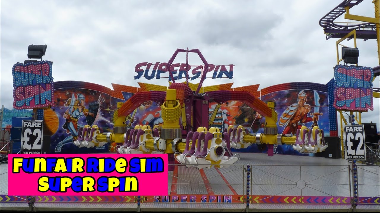 Funfair Ride Simulator 4 Superspin