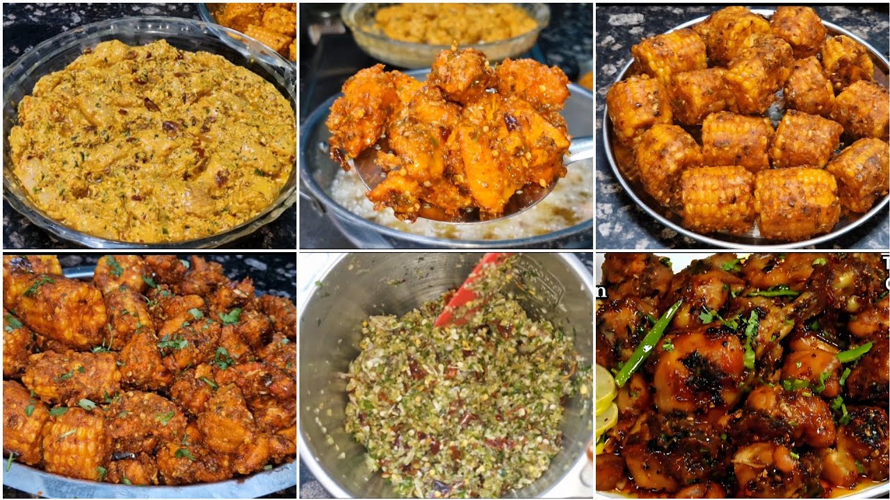 The Best Party STARTER❤️Desi Style Chicken-Fry & Masala Sweet Corne! Easy & Quick Recipe! New Recipe