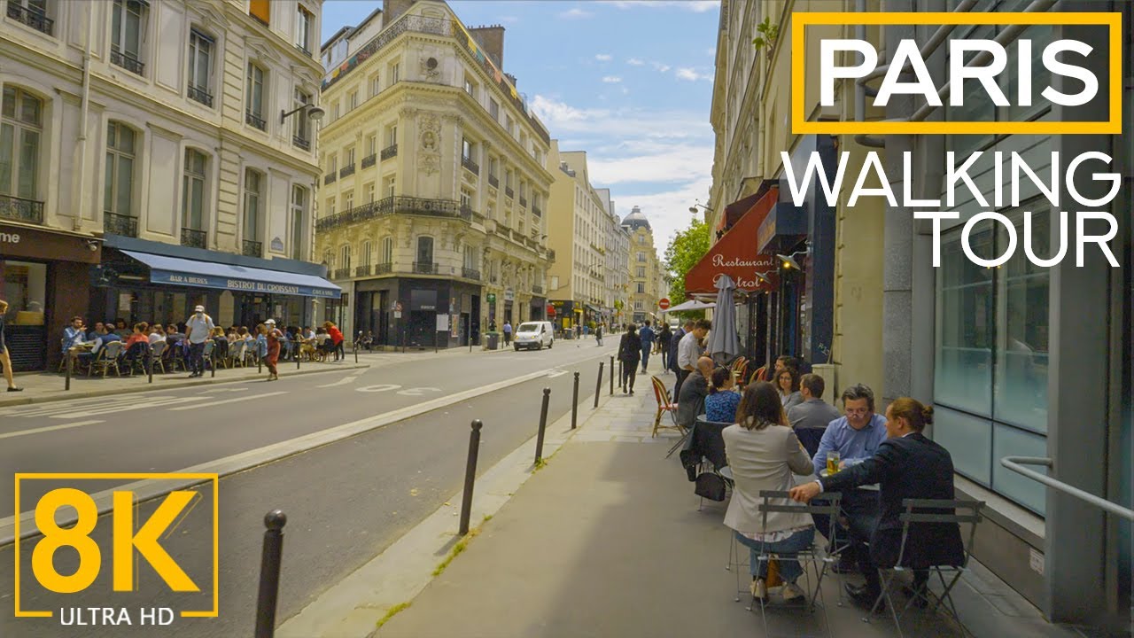 Exploring Cities of France in 8K - City Walk in PARIS - A Global Center for Art, Fashion and Culture