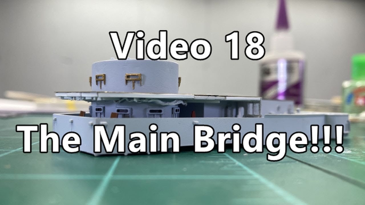 1:200 scale Missouri by Trumpeter Build Video # 18