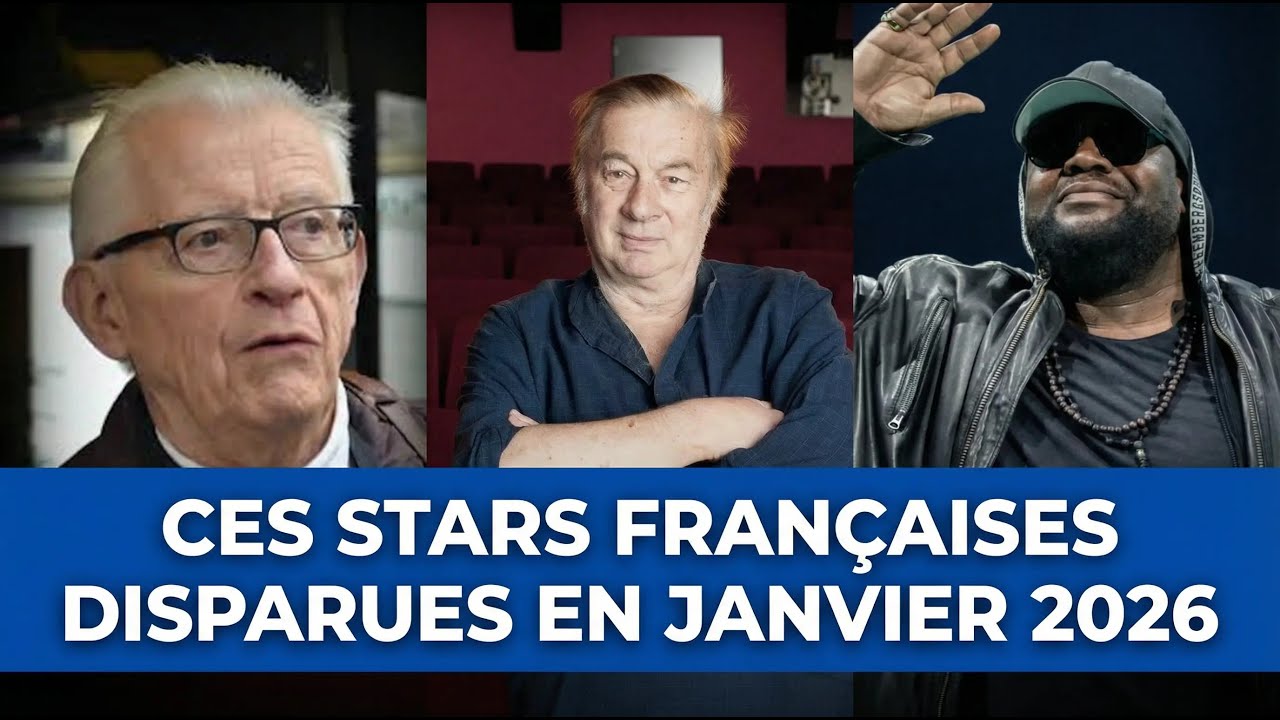 Célébrités françaises mortes en janvier 2026 : les disparitions qui ont marqué le mois