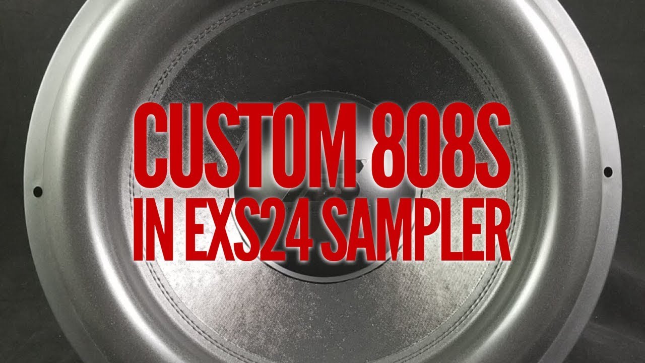 Custom 808 Bass using EXS24 Sampler  Logic Pro X Tutorial