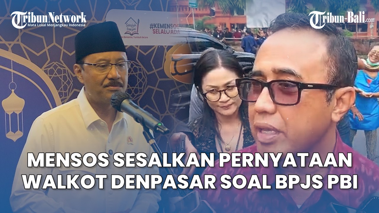 Mensos Sesalkan Pernyataan Wali Kota Denpasar Bali Soal Penonaktifan BPJS PBI: Menyesatkan