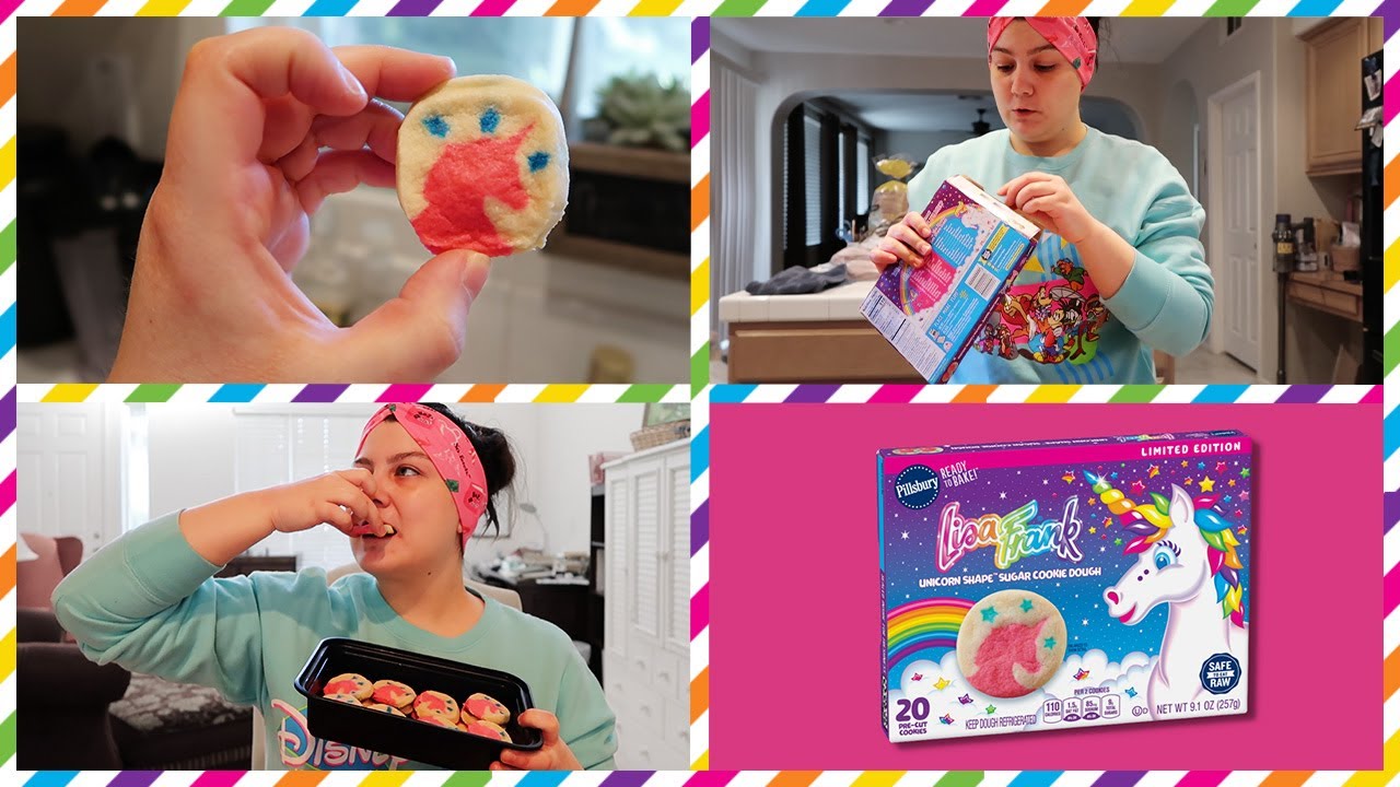 Baking Markie the Unicorn Sugar Cookies | Lisa Frank + Pillsbury
