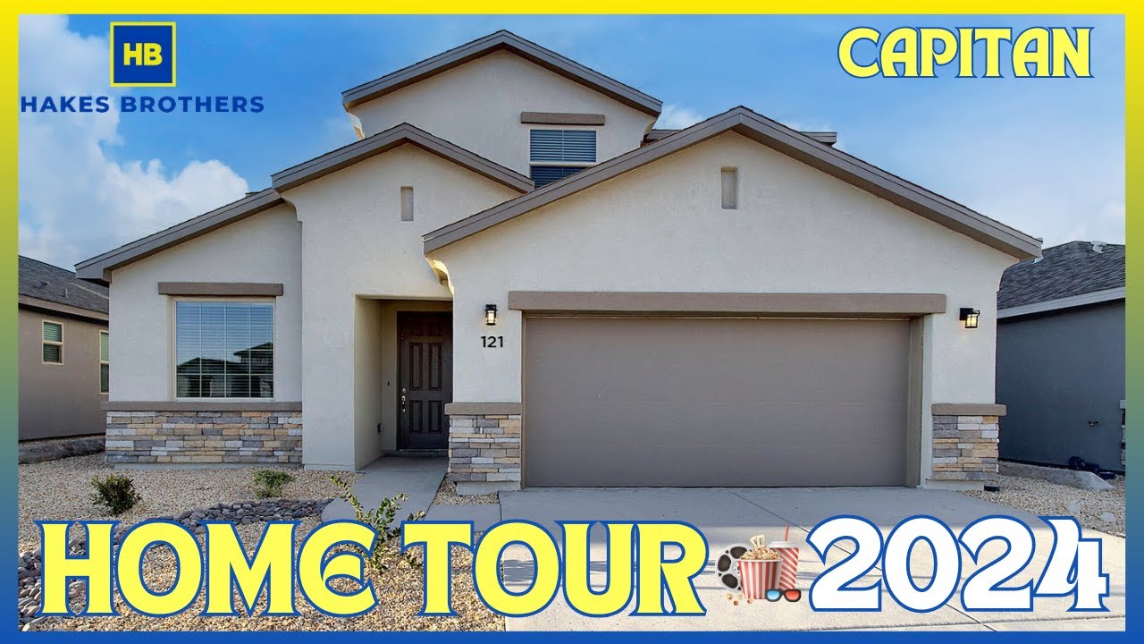 New Homes for Sale El Paso TX I Capitan plan Ranch elevation by Hakes Brothers