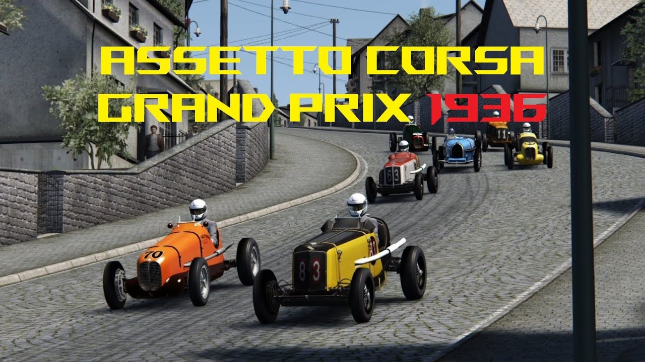 Big Crash RIP: 1930s Grand Prix Cars at Feldbergring  - Free Assetto Corsa Mods